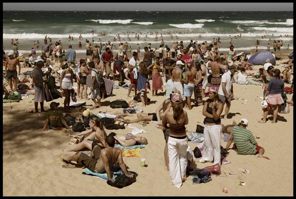 people at Manly Beach
