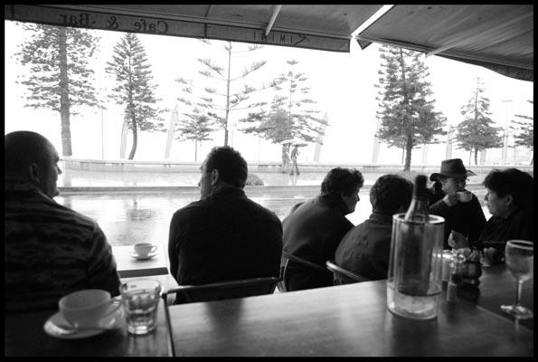 Cafe in the rain - Manly