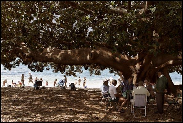Sunday afternoon family picnic at Balmoral Beach
